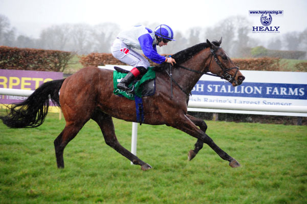 FLAT TO THE MAX toughs it out to win by 3.75L at Navan, 7th April 2018